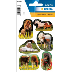 Herma αυτοκόλλητα  άλογα 3 σελίδες