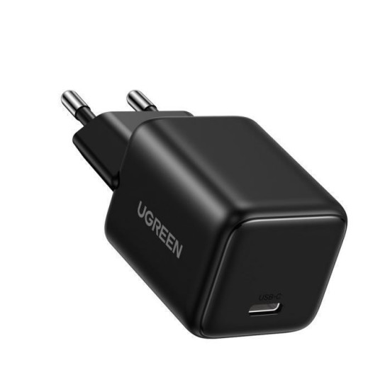 Ugreen Φορτιστής Χωρίς Καλώδιο GaN με Θύρα USB-C 20W Power Delivery Μαύρος (X512)