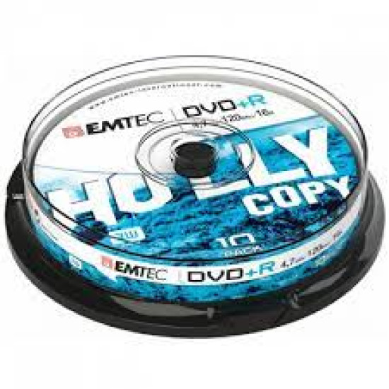 Emtec Επανεγγράψιμα DVD+RW 4x 4.7GB Cake Box 10τμχ