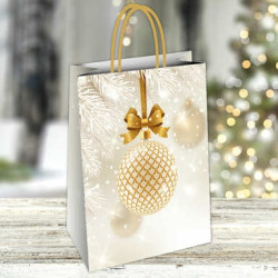 Χριστουγεννιάτικη χάρτινη τσάντα 26X12X35 cm