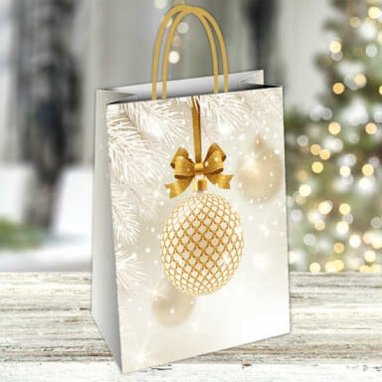 Χριστουγεννιάτικη χάρτινη τσάντα 26X12X35 cm