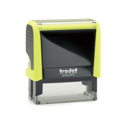 Trodat Printy 4913 Αυτόματη Σφραγίδα με Κίτρινο Σώμα Μαύρο Ταμπόν 58x22mm