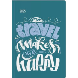 Ακαδημαϊκό Ημερολόγιο 2024-2025 [Travel Makes Me Happy] 14x21cm