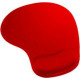Omega Gel Mouse Pad Με Στήριγμα Καρπού Κόκκινo