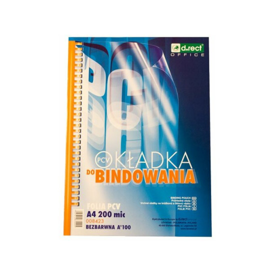 d.rect Διαφάνειες βιβλιοδεσίας Α4 200mic