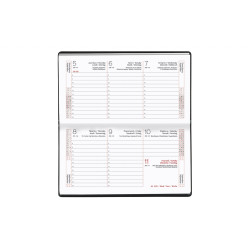 Θεοφύλακτος Ατζέντα 2024 Woodline Weekly Pocket 8x15cm Γκρί