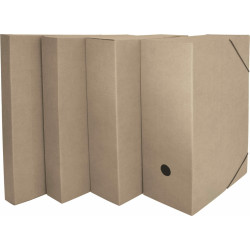 Salko Paper Χάρτινο Κουτί Αρχειοθέτησης με Λάστιχο 35x8x25εκ