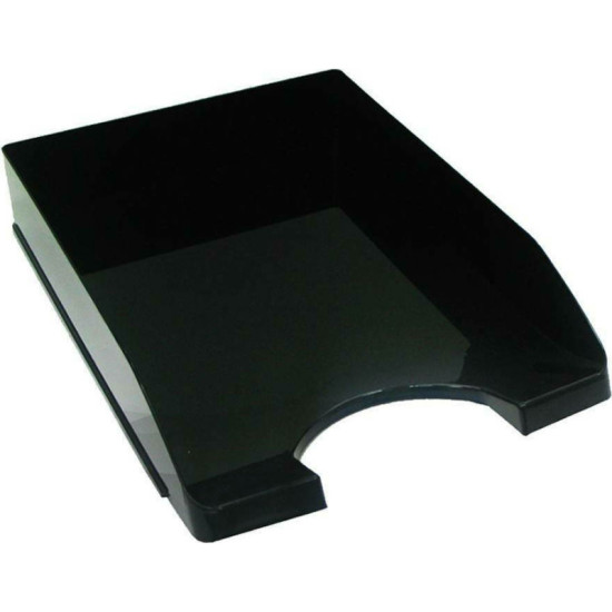 +Efo Δίσκος Εγγράφων Πλαστικός 35x25x5.5cm Μαύρος