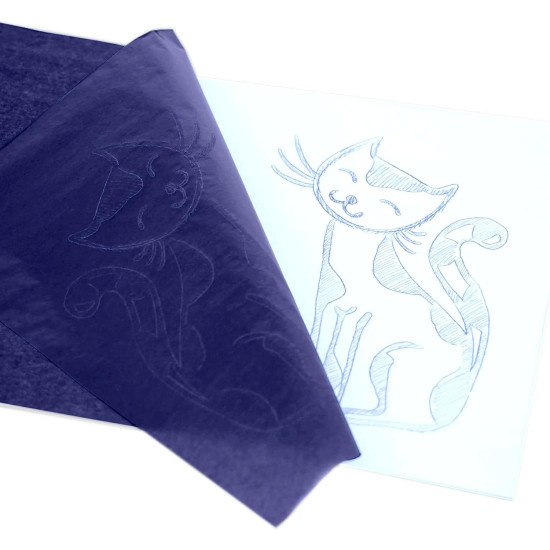 D.RECT Χαρτί Αντιγραφής Carbon A4 Μπλε 100 Φύλλα