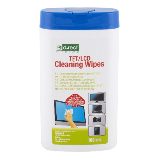 Καθαριστικά μαντηλάκια οθόνης 100τεμ DRECT