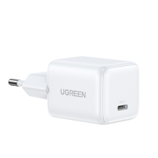 Ugreen Φορτιστής Χωρίς Καλώδιο GaN με Θύρα USB-C 30W Power Delivery Λευκός (X513)