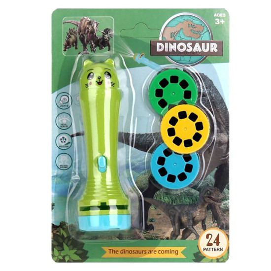 ToyMarkt Μίνι Προτζέκτορας Δεινόσαυροι για 3+ Ετών [12x17x4cm]