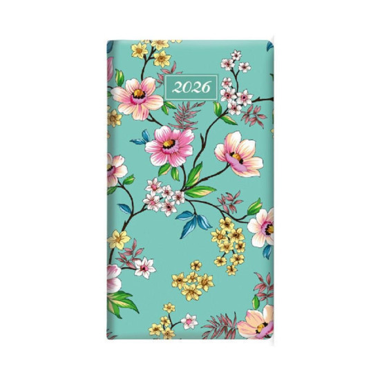 Castelli Εβδομαδιαίο Ημερολόγιο 2026 8x15cm Cream Multi Floral Castelli Εβδομαδιαίο Ημερολόγιο 2026 8x15cm Cream Multi Floral
