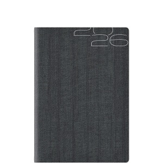 Castelli Ημερήσιο Ημερολόγιο 2026 17x24cm Kashmir Flat Ανθρακί