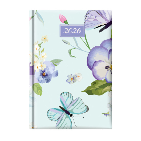 Castelli Ημερήσιο Ημερολόγιο 2026 14.5x20.5cm Blooming Butterfly