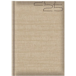 Θεοφύλακτος Castelli Ημερήσιo Ημερολόγιο 2025 Kashmir Classic Άμμου 14.5x20.5εκ.