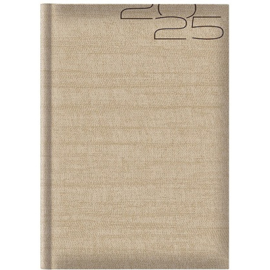 Θεοφύλακτος Castelli Ημερήσιo Ημερολόγιο 2025 Kashmir Classic Άμμου 14.5x20.5εκ.