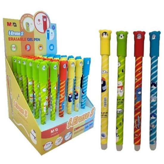 M&G Στυλό Gel 0.5mm με Μπλε Μελάνι (Διάφορα Σχέδια)