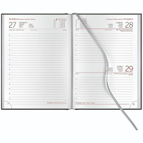 Castelli Ημερήσιο Ημερολόγιο 2026 17.2x24cm Woodline Flat Γκρι