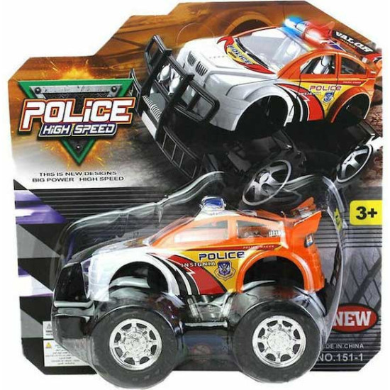 ToyMarkt Αυτοκινητάκι Τζιπάκι Police για 3+ Ετών