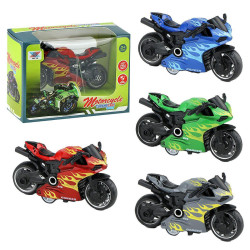 ToyMarkt Μοτοσυκλέτα 1:36 Pull Back 1τμχ  (Διάφορα Σχέδια)