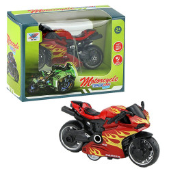 ToyMarkt Μοτοσυκλέτα 1:36 Pull Back 1τμχ  (Διάφορα Σχέδια)