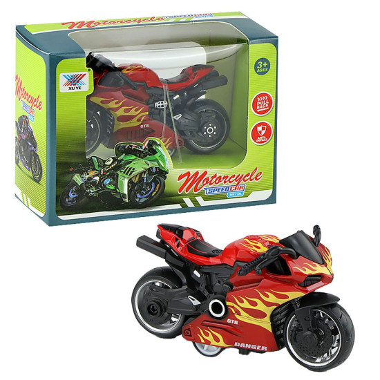 ToyMarkt Μοτοσυκλέτα 1:36 Pull Back 1τμχ  (Διάφορα Σχέδια)