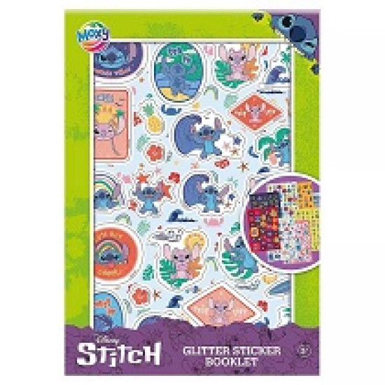 Moxy Βιβλίο με αυτοκόλλητα Disney Stitch A5 Moxy Βιβλίο με αυτοκόλλητα Disney Stitch A5