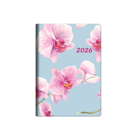 Castelli Ημερήσιο Ημερολόγιο 2026 9x13cm Orchid Flowers