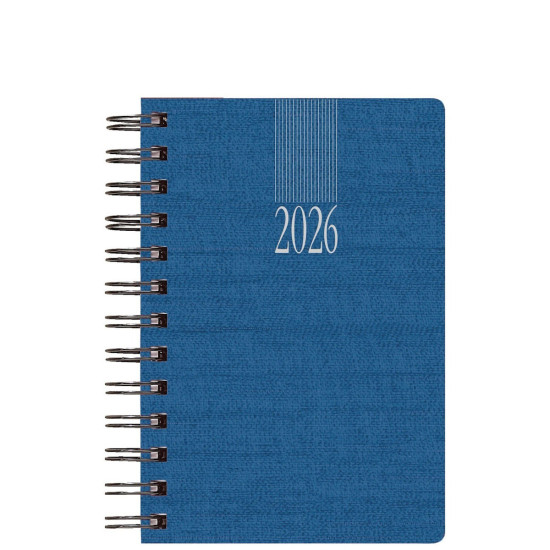 Castelli Ημερήσιο Ημερολόγιο Σπιράλ 2026 16.6x24cm Kashmir Wire-Ο Μπλε Castelli Ημερήσιο Ημερολόγιο Σπιράλ 2026 16.6x24cm Kashmir Wire-Ο Μπλε