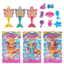 ToyMarkt Παιχνίδι Μινιατούρα Γοργόνα-Πεταλούδα 16εκ. (Διάφορα Σχέδια) 1τμχ