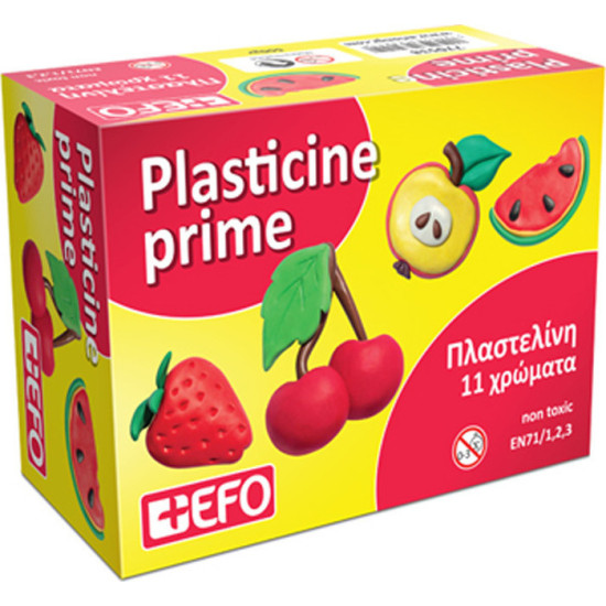 +Efo Πλαστελίνες Prime σε Κουτί 11 Χρώματα