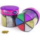 +Efo Χρυσόσκονη Glitter Πολύχρωμη σε Αλατιέρα 50gr (6 χρώματα)