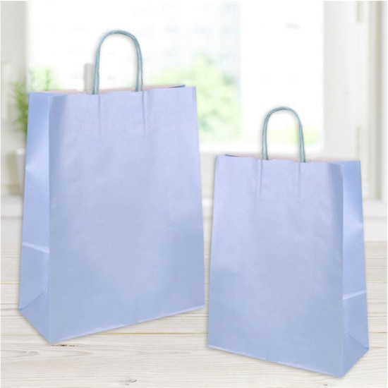 Florio Carta Xάρτινη Tσάντα Δώρου 18x08x20 cm Σιέλ