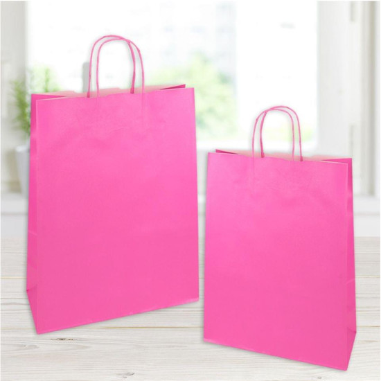 Florio Carta Xάρτινη Tσάντα Δώρου 18x08x20 cm Ροζ