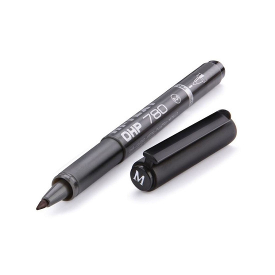 Etafelt Hi-Text Μαρκαδόρος Διαφανειών 0.8mm Μαύρος M