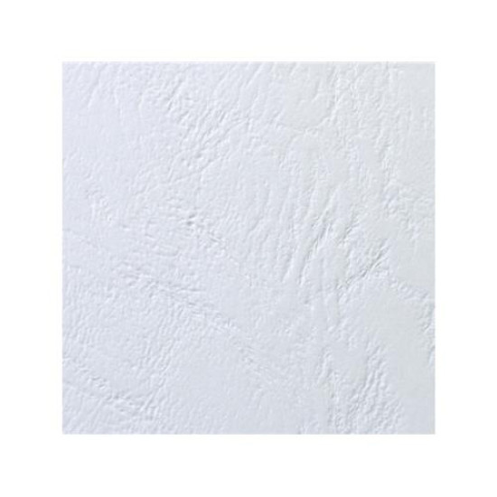 GBC LeatherGrain Binding Covers A4 White Pack of 100