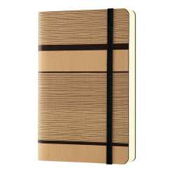 Castelli Σημειωματάριο A5 Ριγέ με Λάστιχο Tatami Grand Format Ligne Beige Cappucino 13x21cm Castelli Σημειωματάριο A5 Ριγέ με Λάστιχο Tatami Grand Format Ligne Beige Cappucino 13x21cm