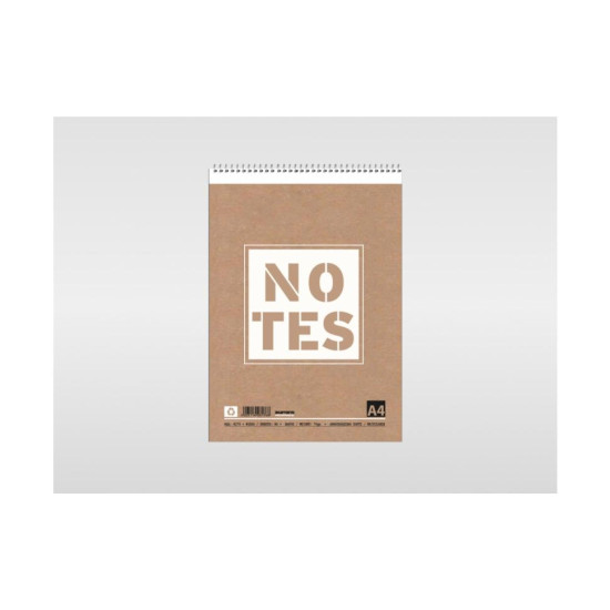 Χαρτοσύν Μπλοκ Σπιράλ Notes Α5 80 Φύλλων (Διάφορα Χρώματα)