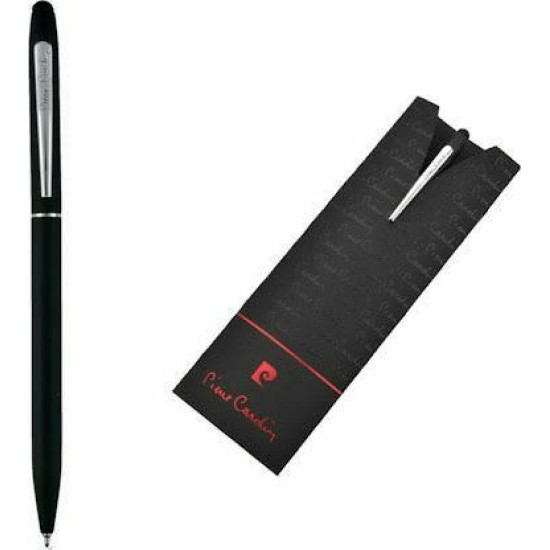Pierre Cardin Adeline Black Matt Στυλό BallPen με Μπλε Μελάνι