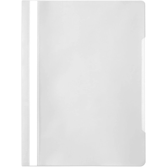 Exas Paper Ντοσιέ με Έλασμα για Χαρτί A4 Λευκό