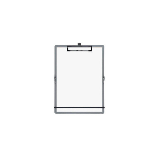 Sax Ντοσιέ με Πιάστρα Συνεδρίου για Χαρτί A5 Γκρι