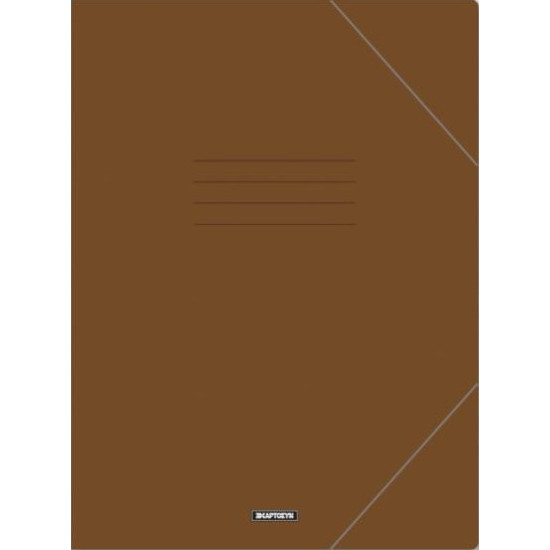 Χαρτοσύν Φάκελος Πρεσπάν με Λάστιχο για Χαρτί A4 Καφέ