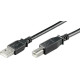 Goobay καλώδιο USB 2.0 σε USB Type B, 5m, Μαύρο Goobay καλώδιο USB 2.0 σε USB Type B, 5m, Μαύρο