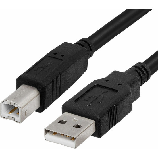 Goobay καλώδιο USB 2.0 σε USB Type B, 5m, Μαύρο Goobay καλώδιο USB 2.0 σε USB Type B, 5m, Μαύρο