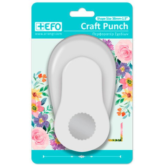 + Efo Craft Punch - Περφορατέρ Σχεδίων Φιγουροκόπτης Κύκλος Διάμετρος 38mm Φεστόνι [943809]