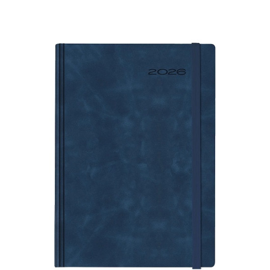 Castelli Ημερήσιο Ημερολόγιο 2026 17.2x24cm Avenue Chia Elastic Μπλε