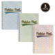 PUKKA PAD τετράδιο σπιράλ A5 (14,8x21cm) 3 θεμάτων 100φ περφορε VOGUE μπλέ χρυσό 9874 PUKKA PAD τετράδιο σπιράλ A5 (14,8x21cm) 3 θεμάτων 100φ περφορε VOGUE μπλέ χρυσό 9874