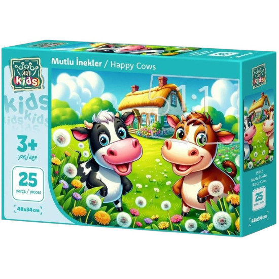 Art Puzzle Ευτυχισμένες αγελάδες Παζλ 25XXL κομμάτια 3+