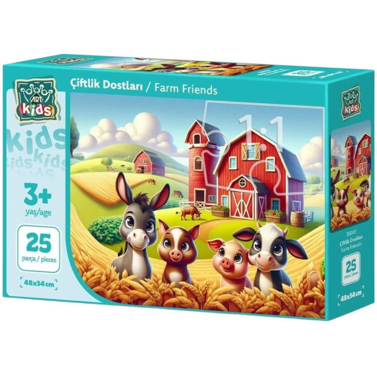 Art Puzzle Φίλοι του αγροκτήματος Παζλ 25XXL κομμάτια 3+